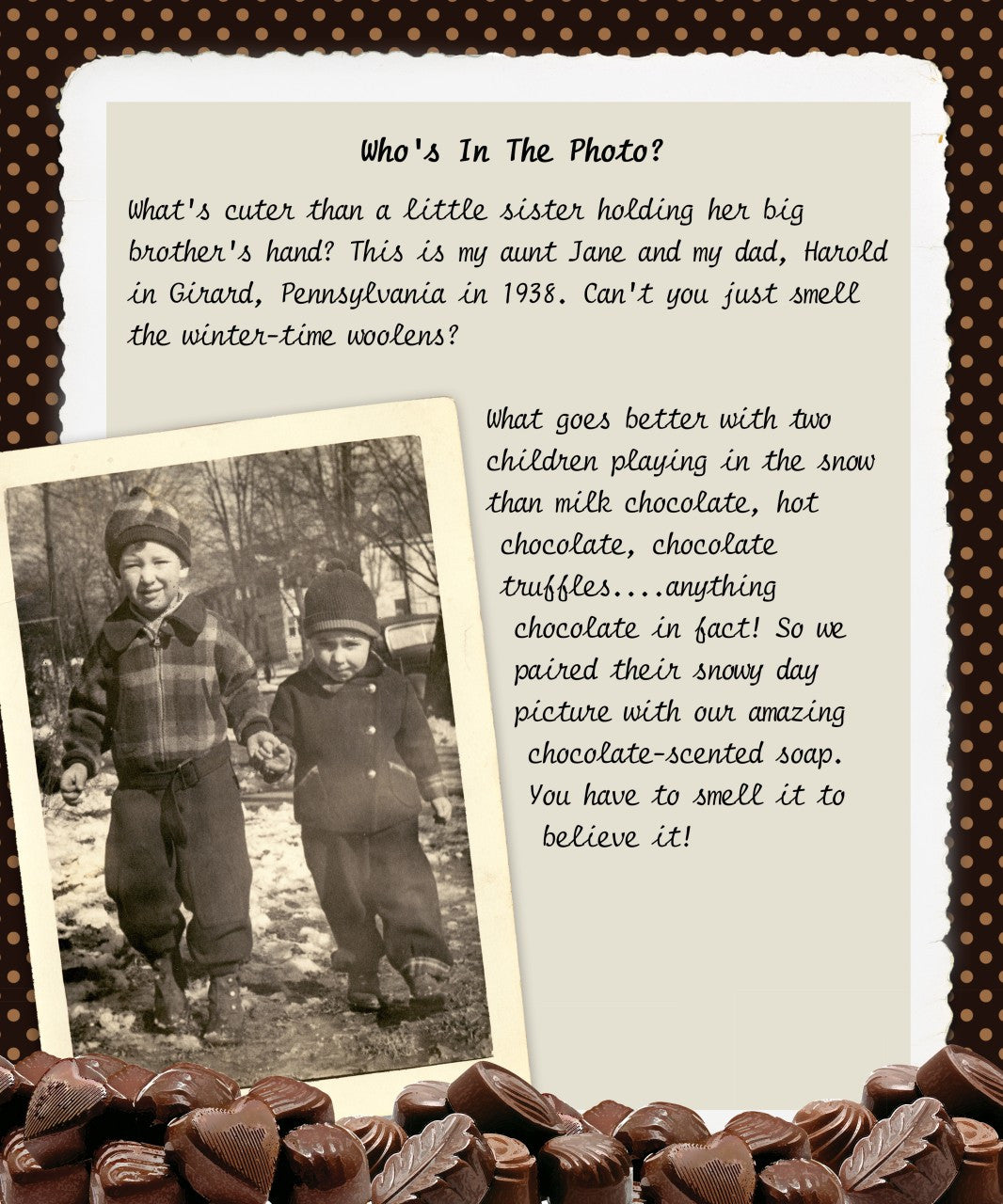 Chocolate Truffle Handmade Soap