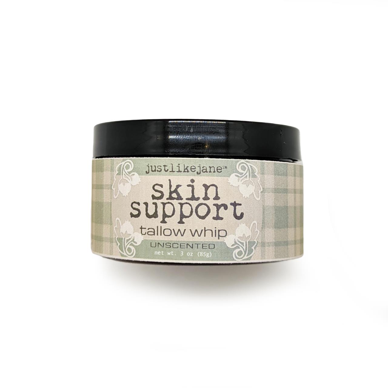 Skin Support Tallow Whip with Arrowroot | 3 oz | 4 Scents