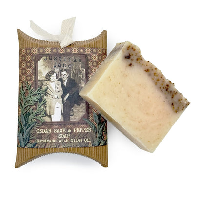 Cedar Sage & Pepper Handmade Soap