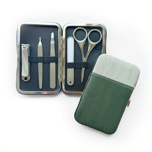 Manicure Set | 5-Piece Stainless Steel with case