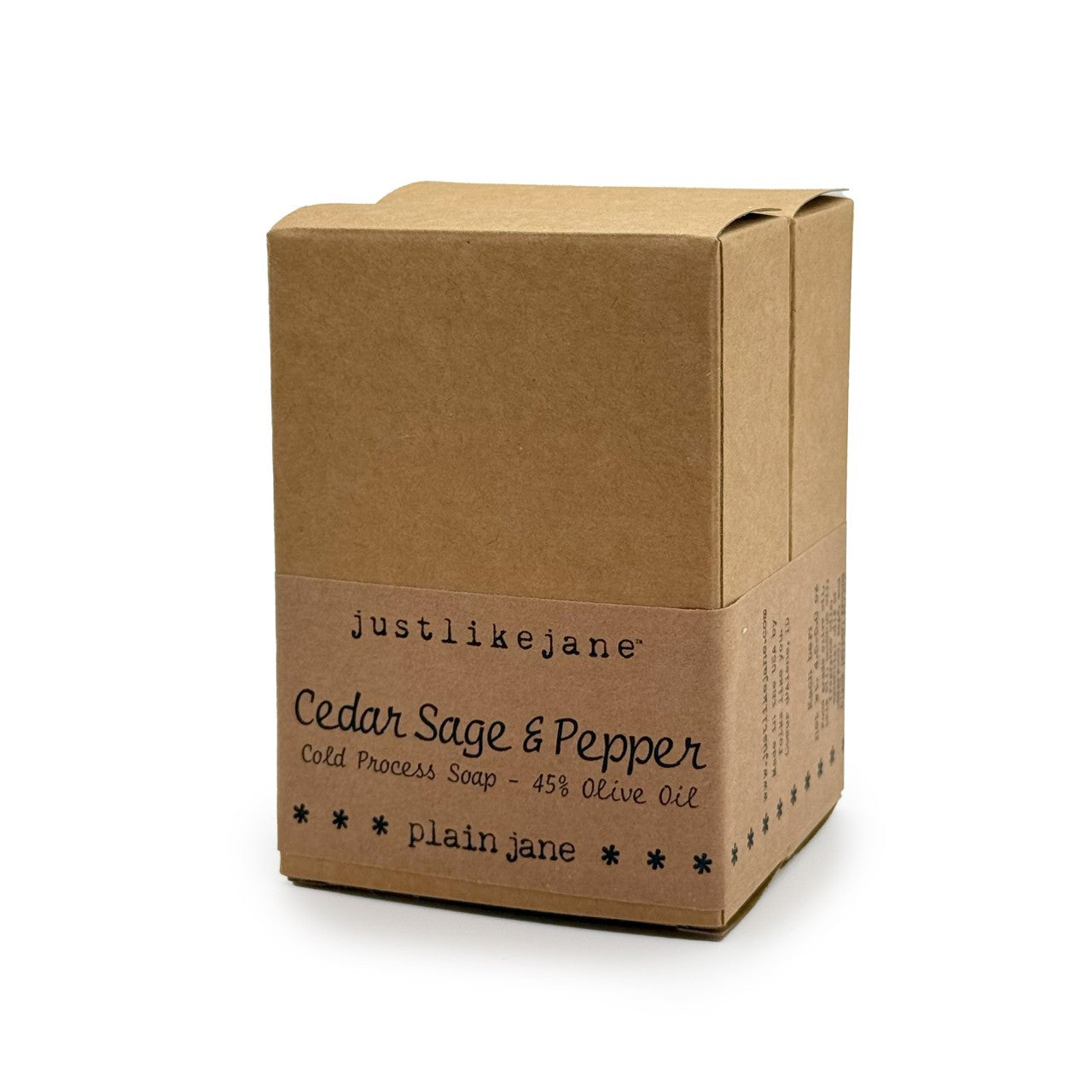 Cedar Sage & Pepper Handmade Soap