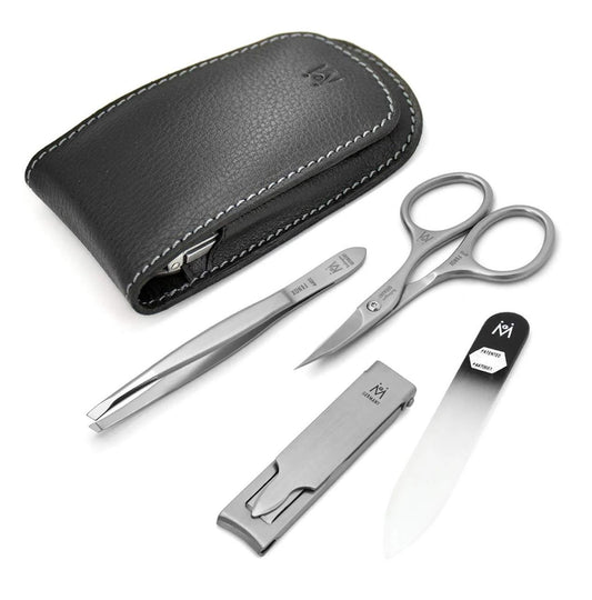 Germanikure 4-Piece Manicure Set in Leather Case