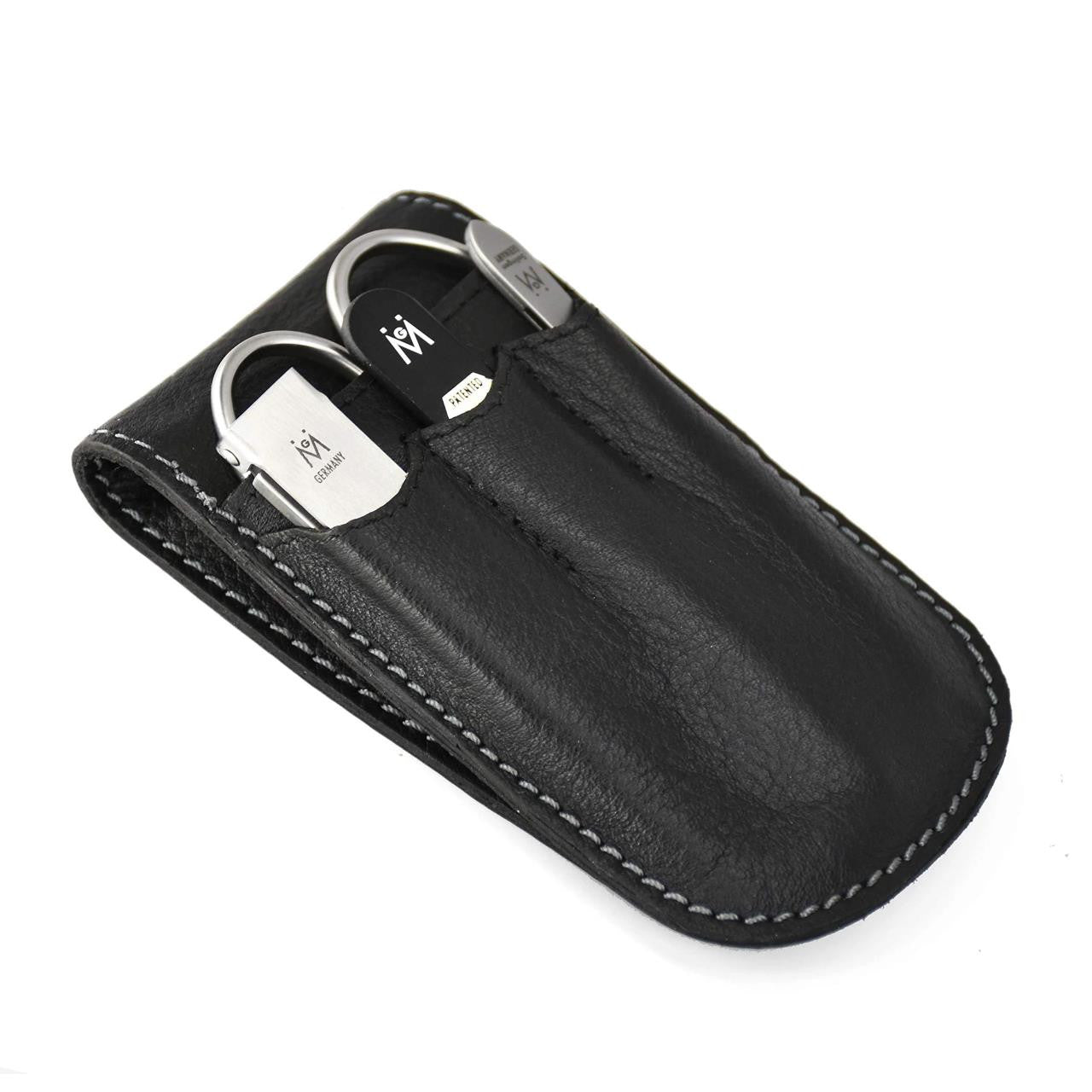 Germanikure 4-Piece Manicure Set in Leather Case