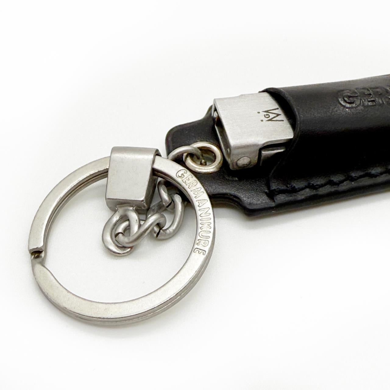 Germanikure Ultrathin Nail Clipper with Leather Keychain Case