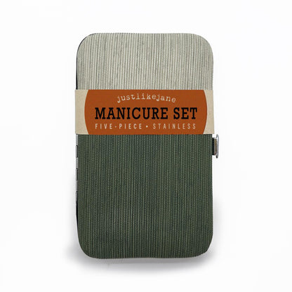 Manicure Set | 5-Piece Stainless Steel with case