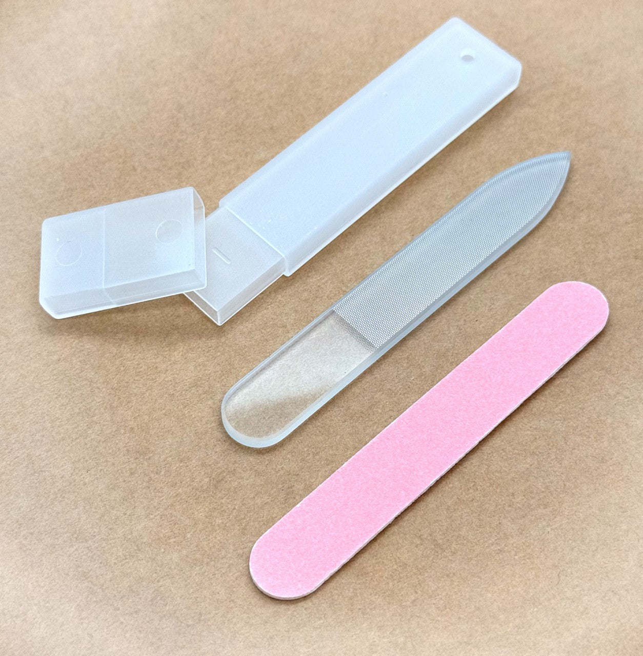 Natural Nails Buff & Wax Kit - New Nano Glass File for Higher Shine!