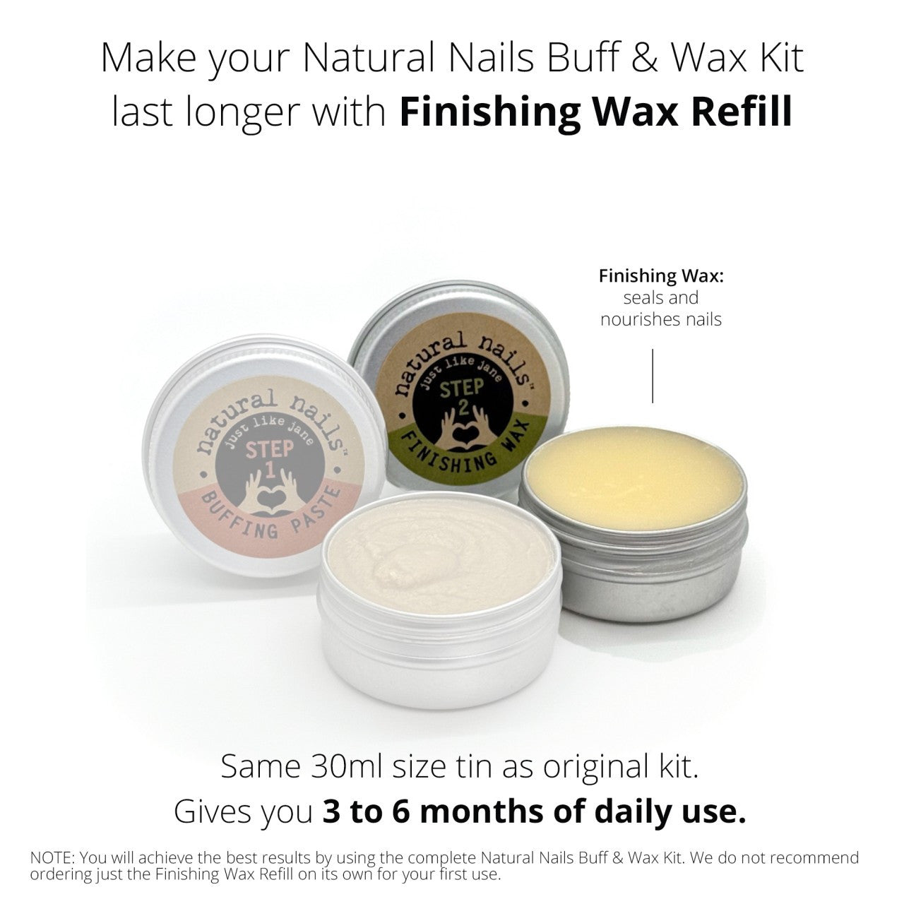 Natural Nails Finishing Wax