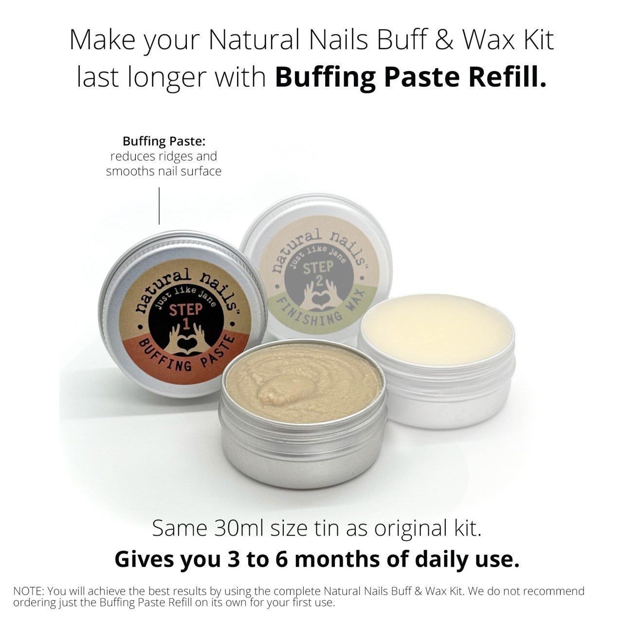 Natural Nails Gentle Buffing Paste