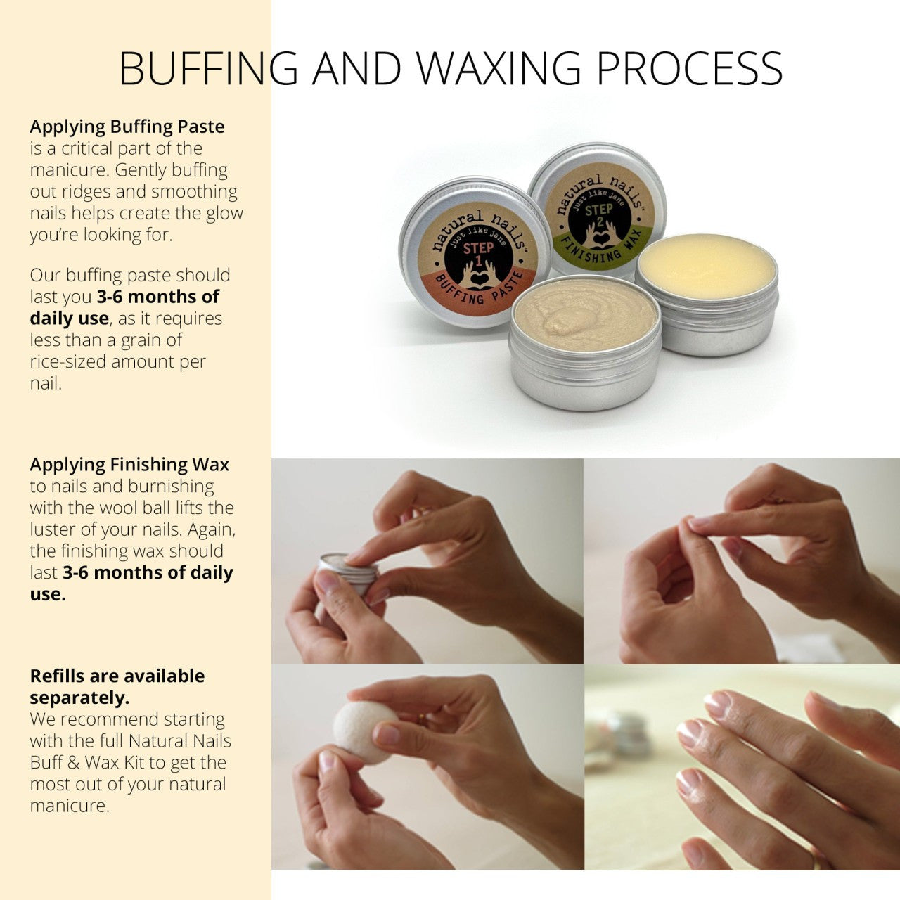 Natural Nails Gentle Buffing Paste