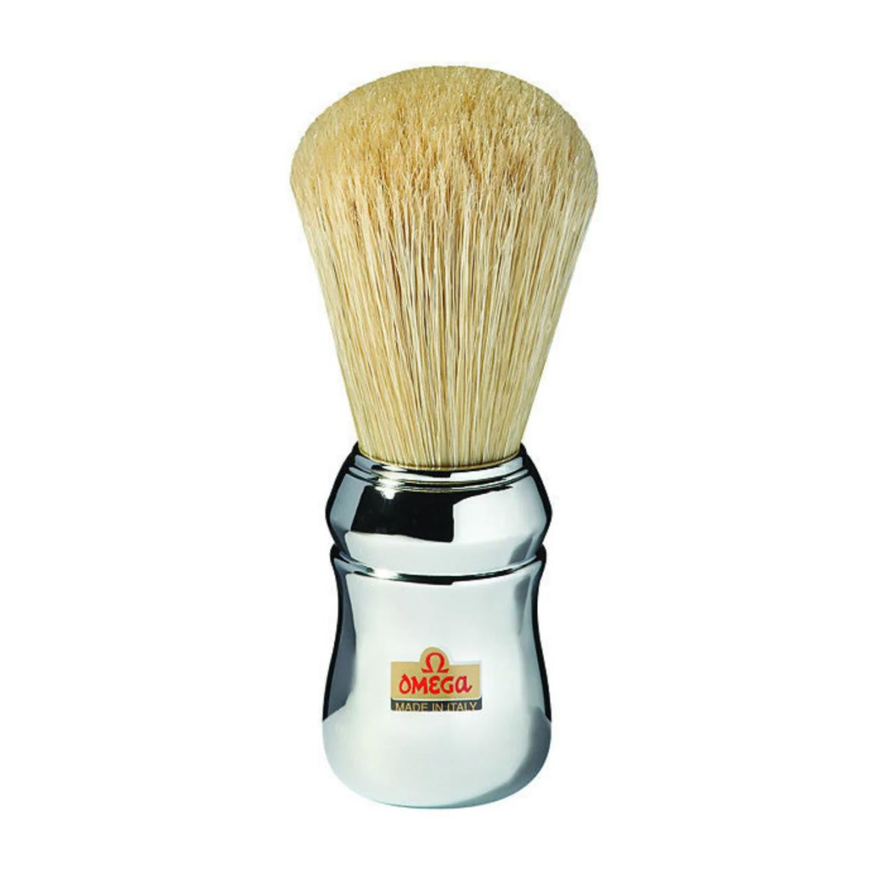 Shaving Brush - Omega Boar Bristle Chrome, Italian