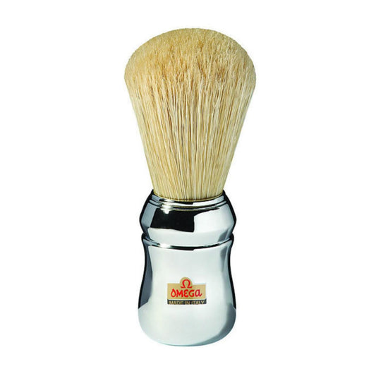 Shaving Brush - Omega Boar Bristle Chrome, Italian
