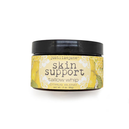 Skin Support Tallow Whip with Arrowroot | 3 oz | 4 Scents