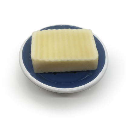 Soap Dish - Blue and White Enamel, 2 Piece