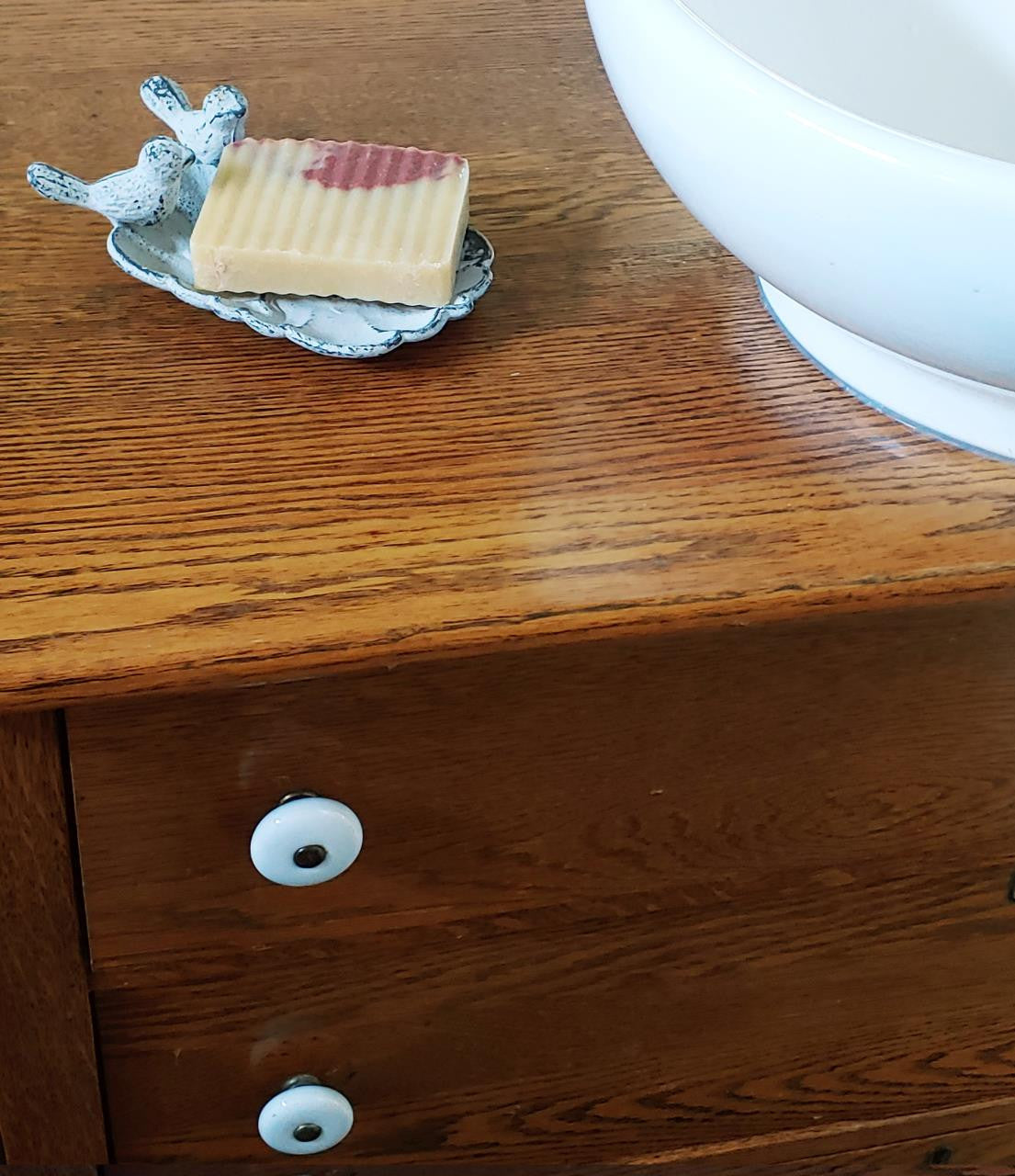 Soap Dish - White Wren Cast Iron