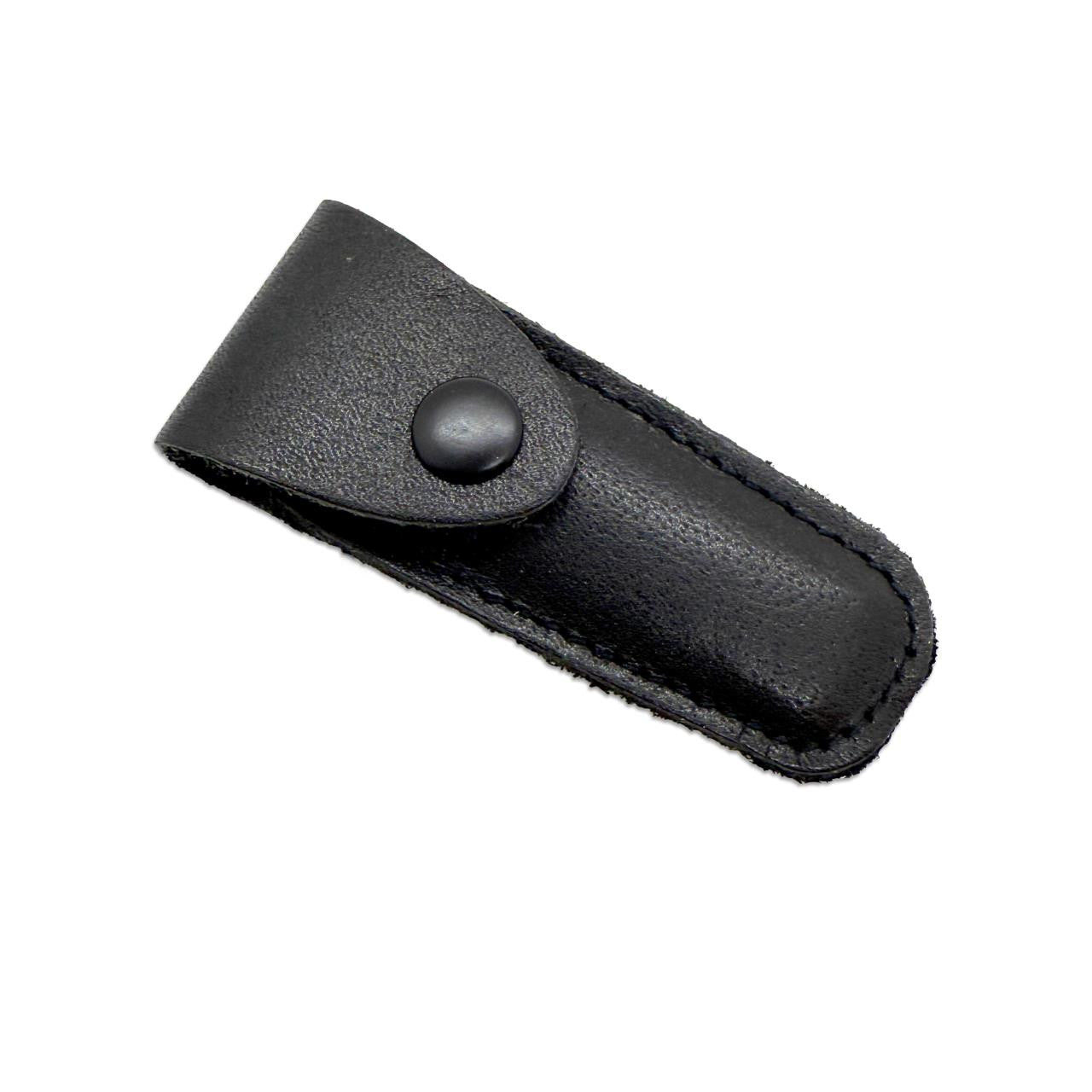 Ultrathin Nail Clipper - Stainless Steel with Leather Snap Case