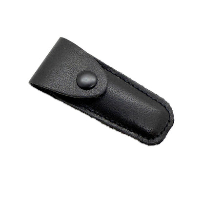 Ultrathin Nail Clipper - Stainless Steel with Leather Snap Case